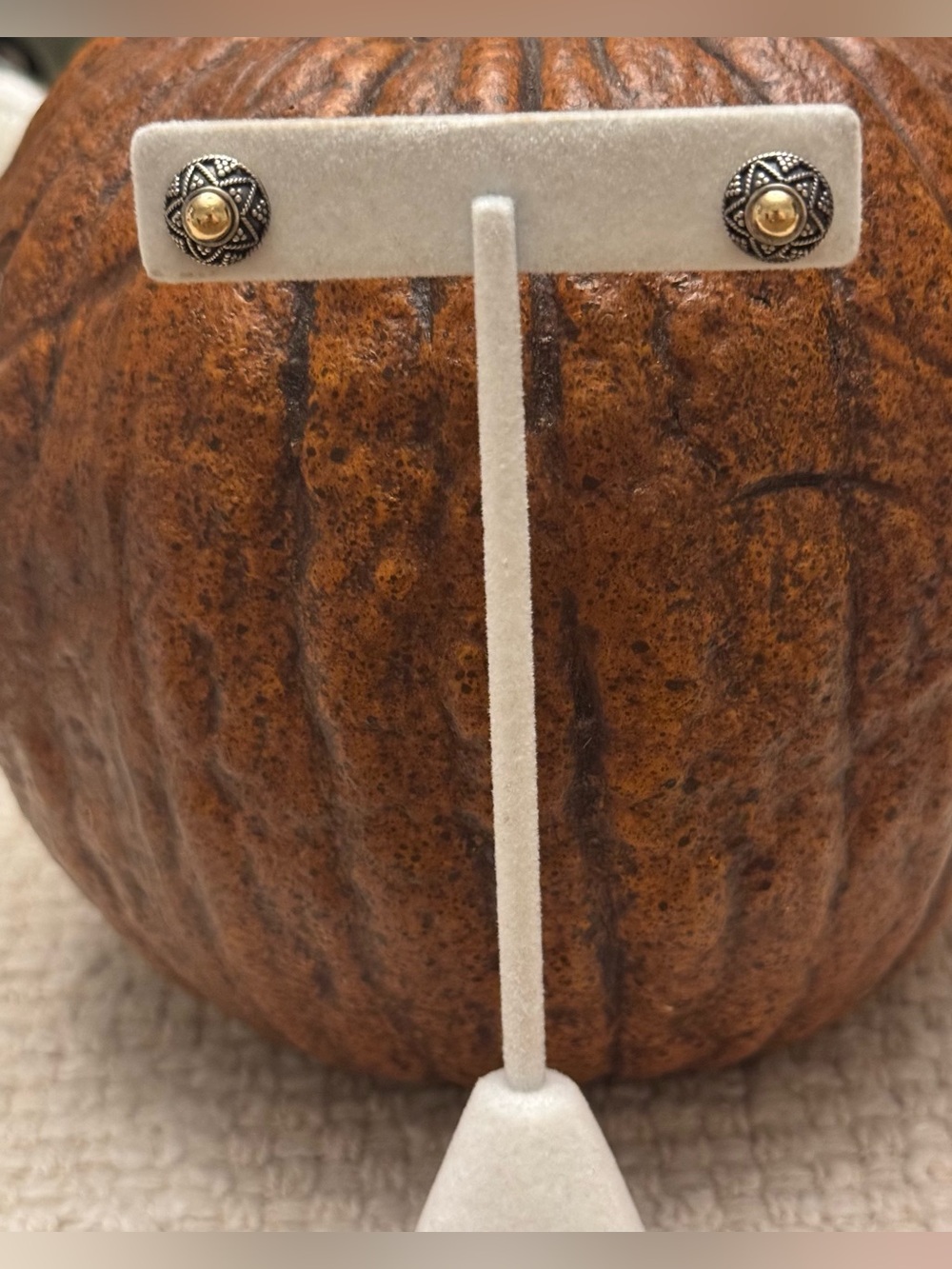 Two-Tone Stud Earrings - Gold & Silver
